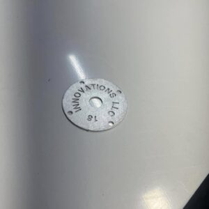 Hood Scuff Plate accepts a 1/2" pin and 3/16 rivets