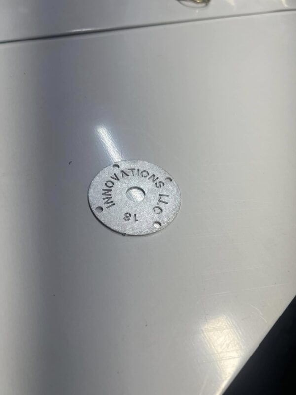 Hood Scuff Plate accepts a 1/2" pin and 3/16 rivets